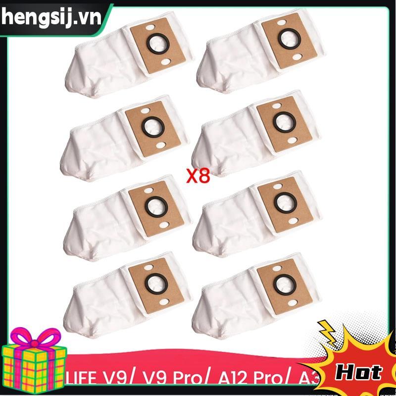 ถุงเก็บฝุ่นสูญญากาศสําหรับ V9/ V9 Pro/ A12 Pro/ A30 Pro เครื่องดูดฝุ่นหุ่นยนต์เปลี่ยนถุงเก็บฝุ่น
