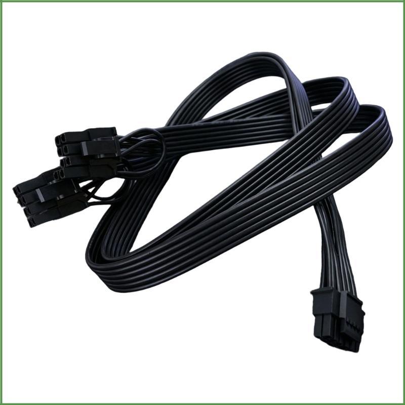 BON 18AWG 12VHPWR ถึง Double 8Pin PCIe ตัวเชื่อมต่อสายไฟสําหรับ Modular Power Supplies