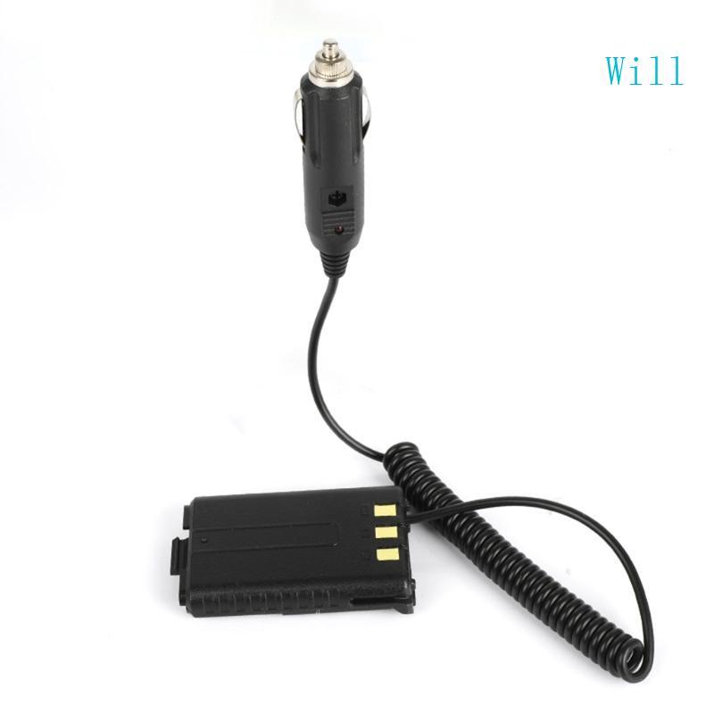 จะ UV-5RB UV-5RA UV-5RE UV-5R Eliminator ที่ชาร์จแบตในรถ Walkie วิทยุอะแดปเตอร์
