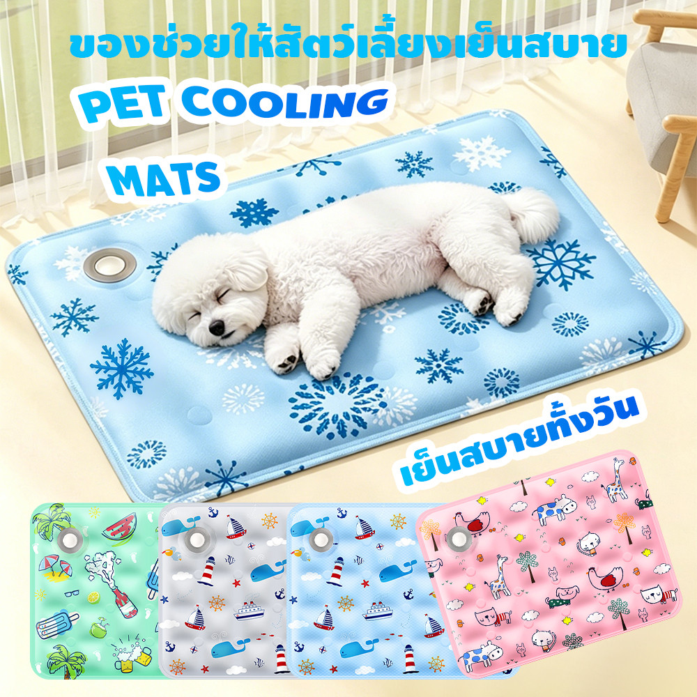 🧊แผ่นทำความเย็นสัตว์เลี้ยง แบบเติมน้ำเจลเย็น สำหรับฤดูร้อน