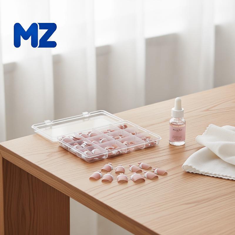 [MZ] รับเคล็ดลับเล็บนิ้วเท้าเคลือบด้าน 150 ชิ้น Matte Square Full Cover