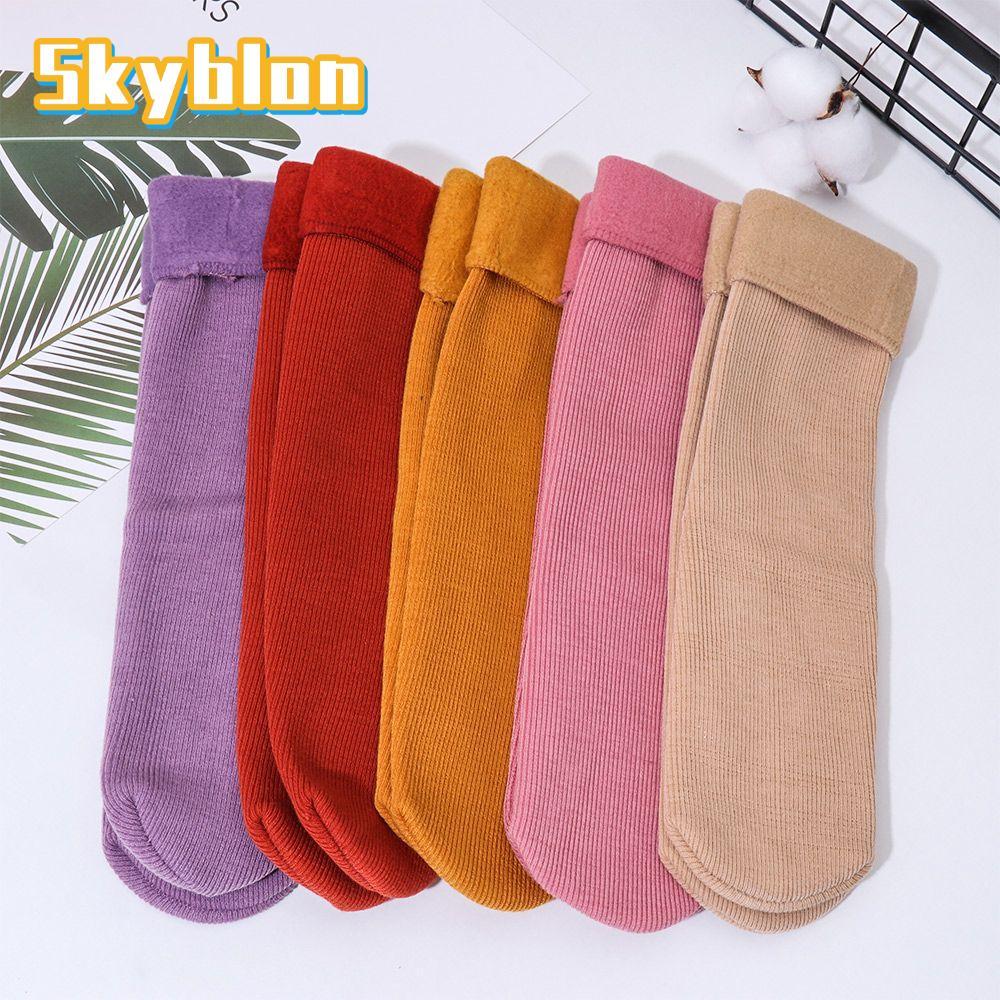 Skyblon Snow Socks Home Thicken Velvet Wool Cashmere