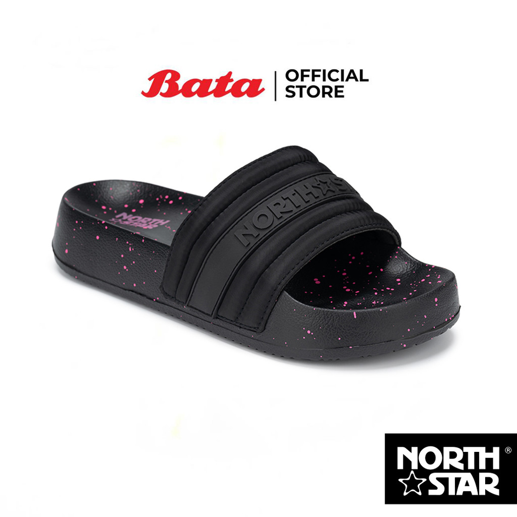 Bata บาจา North Star รองเท้าแตะแบบสวม สำหรับผู้หญิง รุ่น SERENE CAYLEE L  สีงาช้าง 6101230 สีดำ 6106230
