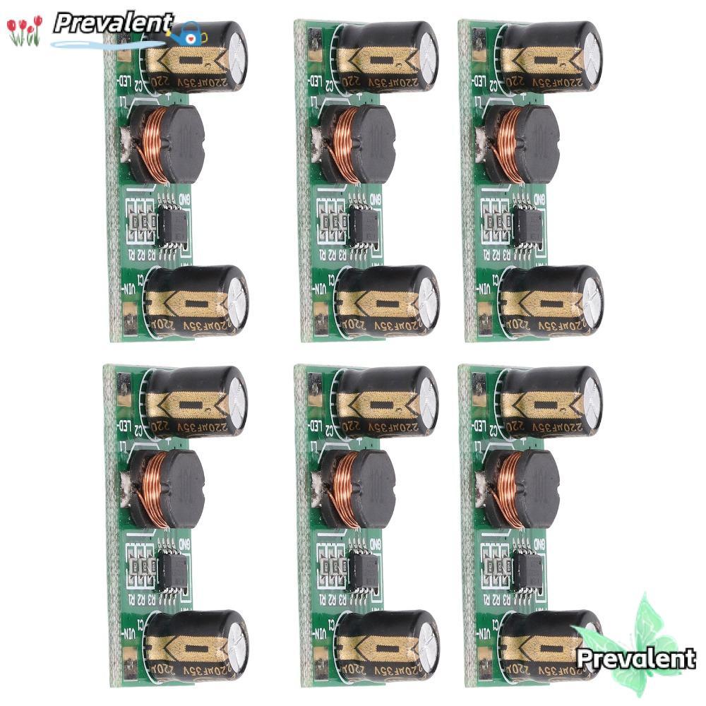 PREVALENT 6PCS LED Driver โมดูล, 700mA DC 5-35V อินพุต DC คงที่โมดูล, Mini ขนาด 3 W/2 W PWM Dimming 