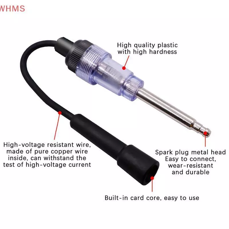 (WHMS) มือถือหัวเทียนปากกาทดสอบสําหรับ 12V คอยล์จุดระเบิด Cheing Qui เครื่องยนต์วินิจฉัยสําหรับซ่อมโรงรถหรือ DIY ใช้