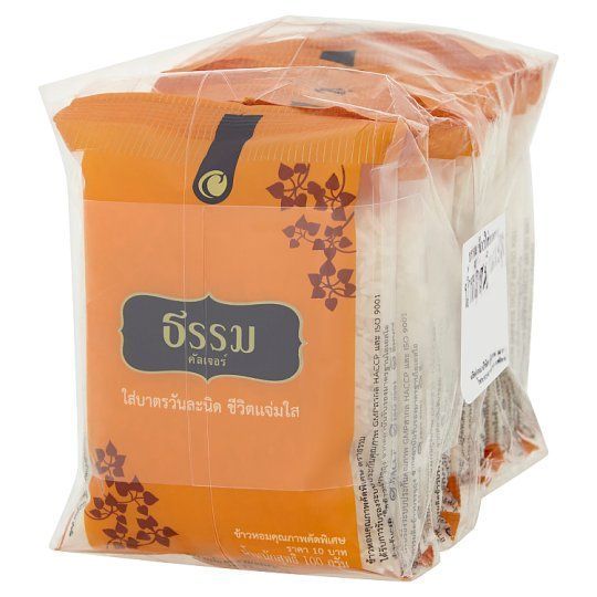 [สินค้าส่งด่วน] ธรรมข้าวใส่บาตรข้าวหอมคัดพิเศษ100กX9ถุง THAMM JASMINE RICE 100GX9