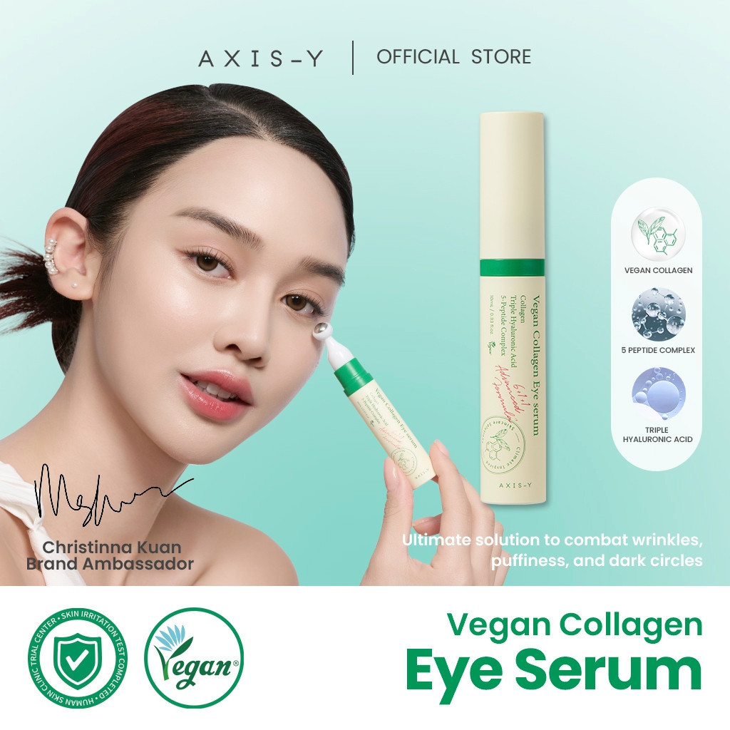 [AXIS-Y OFFICIAL] เซรั่มบํารุงรอบดวงตาวีแกนคอลลาเจน