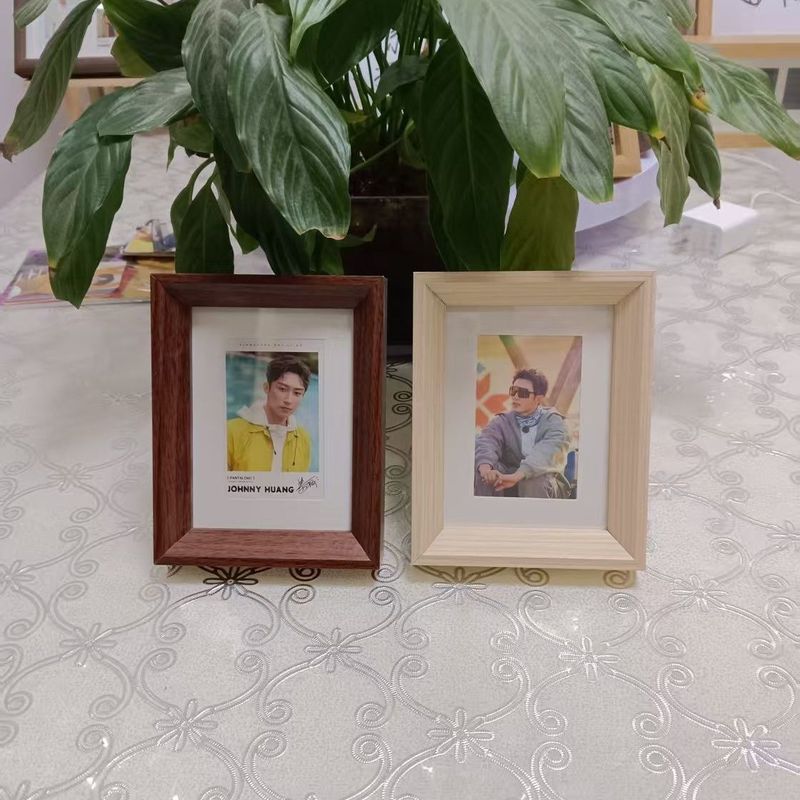 你拍立得相框小相框3寸百元钱币收藏装裱框小卡拍立得照片摆台Small photo frame, birthday friend, graduation gift, table display, thr