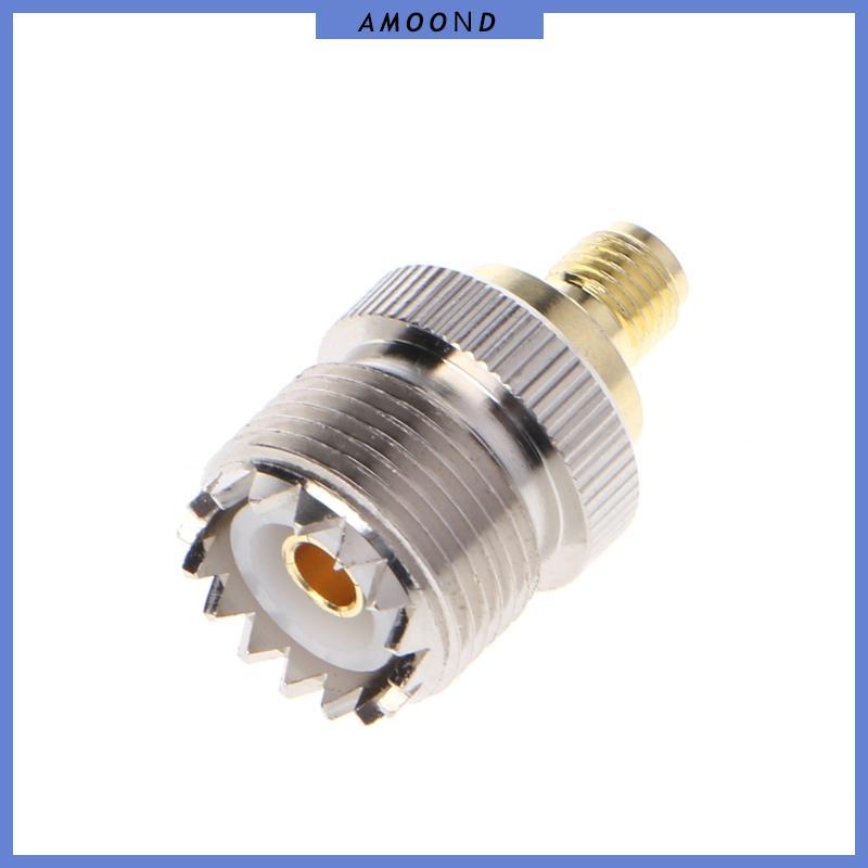 AMOOND SMA Female To UHF Female RF Coaxial Connector Adapter SO-239 SO239