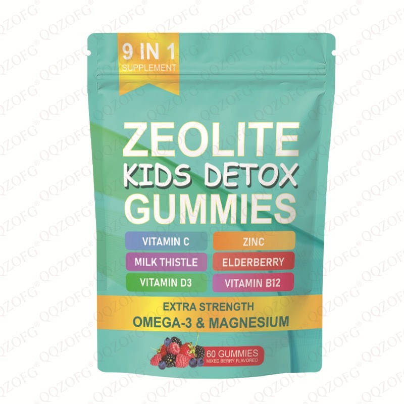 กัมมี่วิตามินรวม Zeolite 9-in-1 สําหรับเด็ก, 60 กัมมี่, มีในสต็อก, ขายดี, กัมมี่ Zeolite สําหรับเด็ก