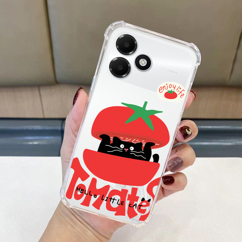 เคส ใช้สำหรับ Oppo A6C A6X A6Pro A6 4G/5G เคสน่ารัก การ์ตูน ซิลิโคน สำหรับเด็กผู้หญิง นักเรียน 004