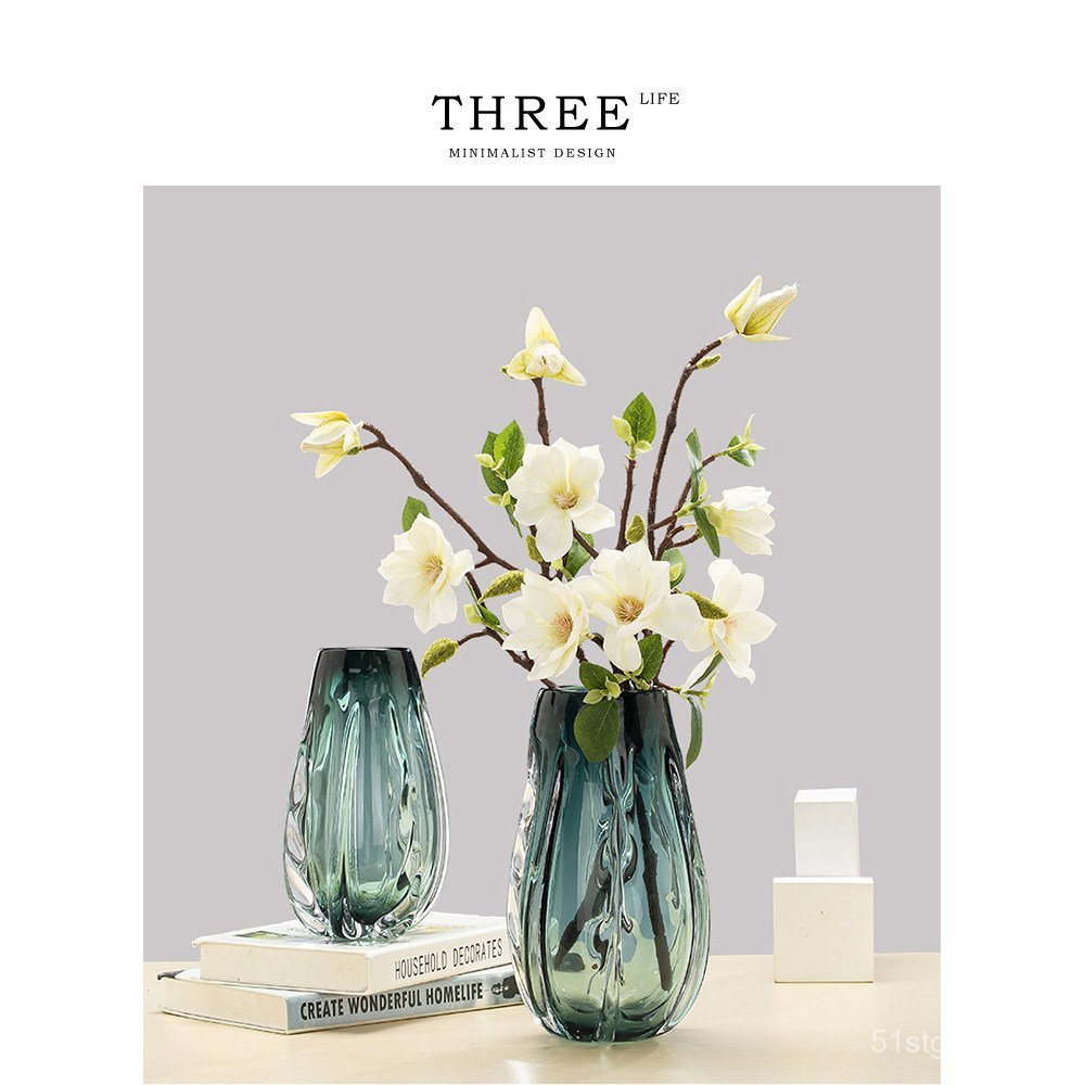 Tlife · Proud · Nordic Simple Creative Light Luxury แจกันแจกันแก้วระดับไฮเอนด์ตกแต่งห้องนั่งเล่น |อา