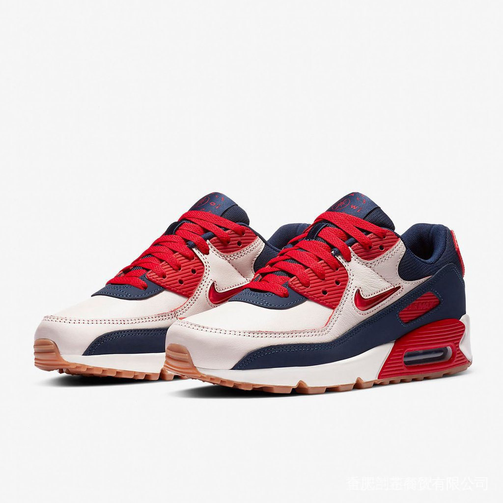 รองเท้าผ้าใบ Air Max 90 PRM 2022 สําหรับผู้ชายรองเท้าผ้าใบระบายอากาศได้สบายรองเท้าแฟชั่นระดับไฮเอนด์