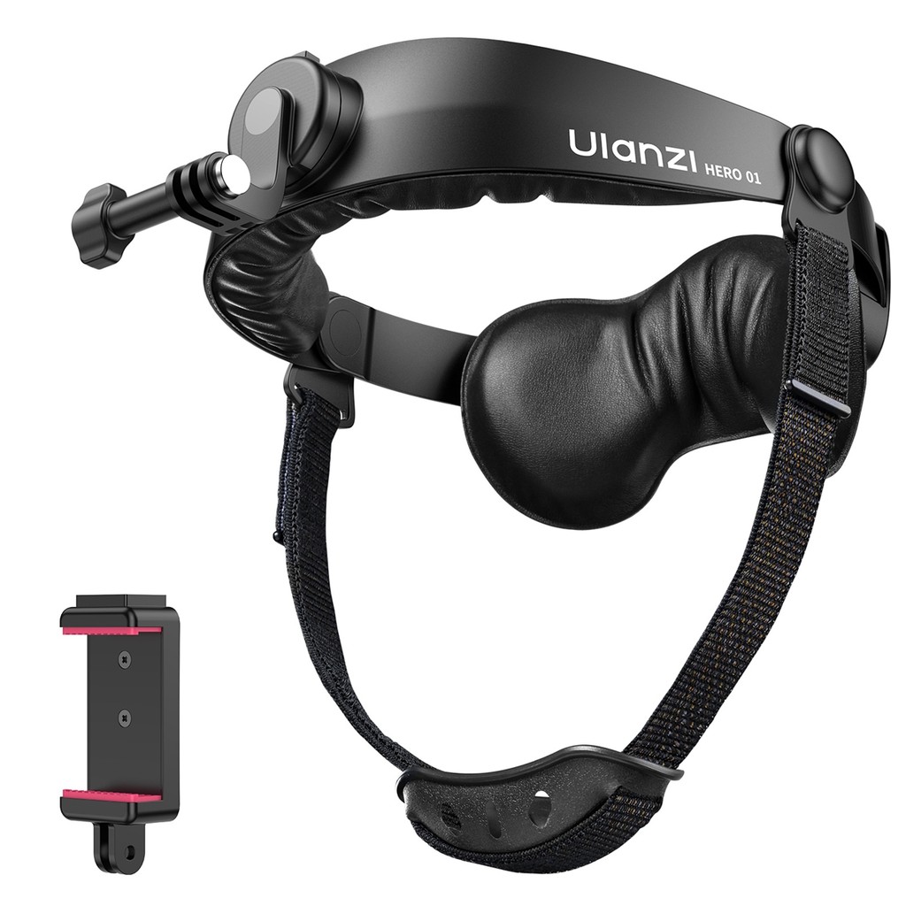 Ulanzi HERO-01 Action Camera  สายคาดศีรษะ  เมาท์ POV แฮนด์ฟรี หมุน 360 องศา รองรับมือถือ Vlog Outdoo