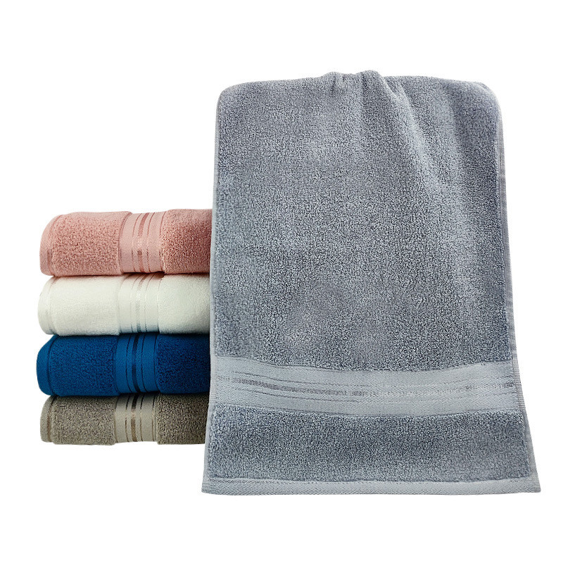 【Ready Stock】 Cotton Present Towel Long-Staple Cotton Thickened Plain Cotton Absorbent Towel CHac