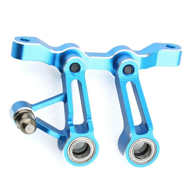 1PCS กลุ่มพวงมาลัยอลูมิเนียมสําหรับ Tamiya XV02 TXV2-007BU, RC รถอะไหล่อัพเกรด