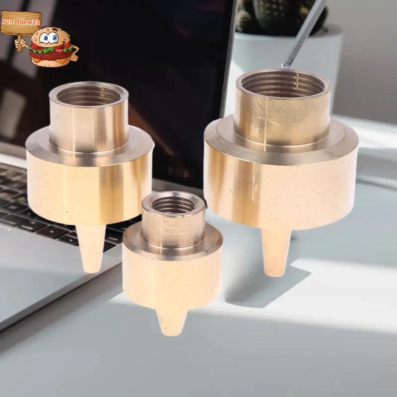 Sun 1/4 "3/4" คอลัมน์ทองเหลืองน้ําพุหัวฉีดทนต่อการกัดกร่อน Pond Head สําหรับ Garden Decor Garden shi