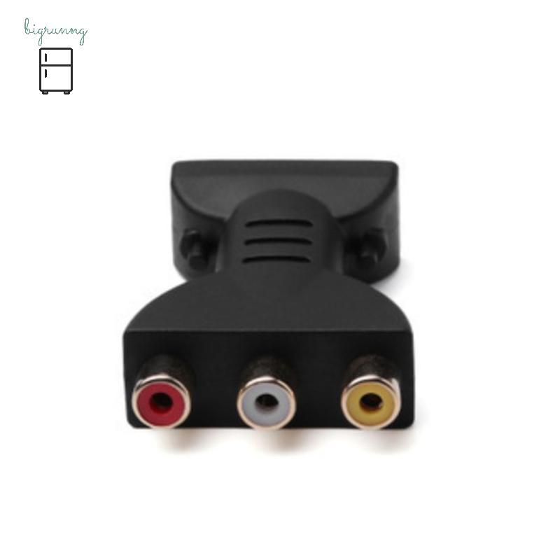 [BRN] อะแดปเตอร์ HDMI พกพา สำหรับแปลงสัญญาณวิดีโอและเสียง RCA x3 คอนเวิร์ตเตอร์