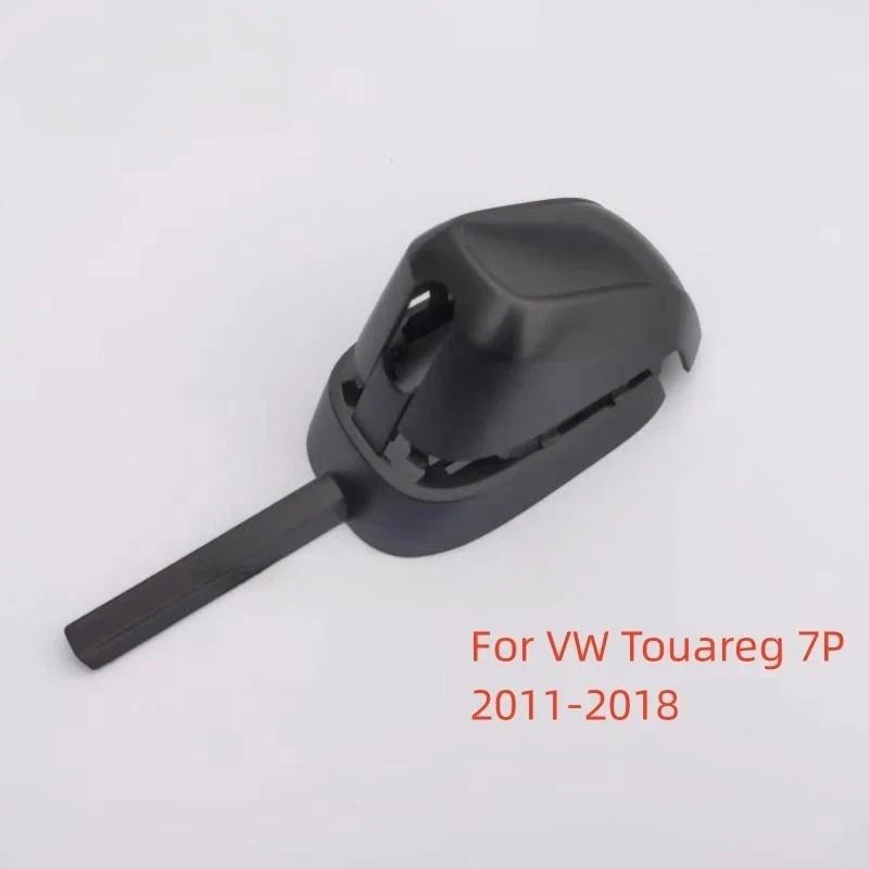 สีดําภายในกระจกมองหลังฐานฝาครอบแผง Trim สําหรับ Volkswagen VW Touareg 2011-2018 7P6857594 7P6857593อ
