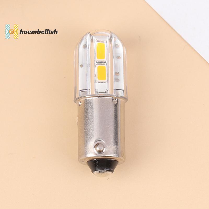 <Hodembellish>BA9S หลอดไฟ LED 6V อัพเกรดหลอดไฟ 4LED เปลี่ยนโคมไฟสําหรับไฟฉายไฟหน้ามอเตอร์จักรยานเครื
