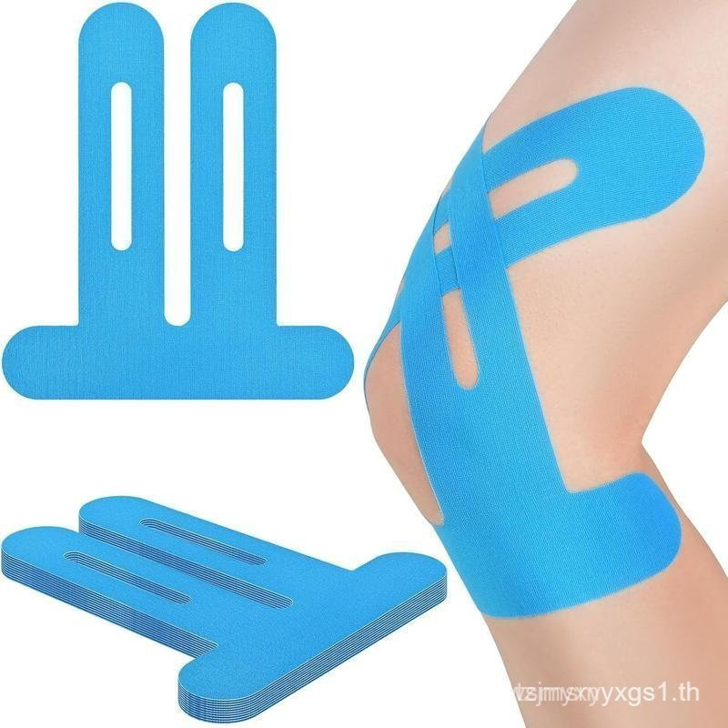 Precut Kinesiology Tape for Knees, 10 Pcs - Knee & Stability, Knee Athletic Tape - Waterproof & Elas