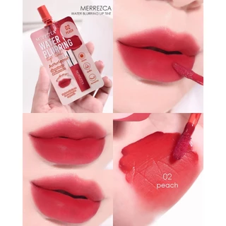 Merrezca Water Blurring Lip Tint ลิปทินท์สูตรน้ำ เนื้อมูสเนียนนุ่ม สัมผัสบางเบา