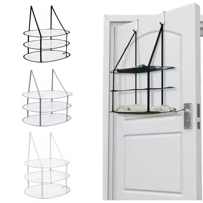 GROUP Space Efficient Laundry Drying Rack สําหรับเสื้อผ้าหลายตัวป้องกันการยืดของเสื้อผ้าที่ละเอียดอ่