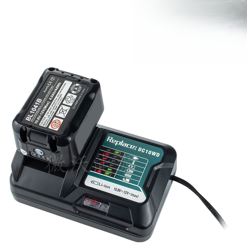 เครื่องชาร์จแบตเตอรี่ 12V/10.8V Makita DC10WD / DC10WA / DC10SB (อะไหล่แท้สำหรับสว่าน/ประแจผลไร้สาย)