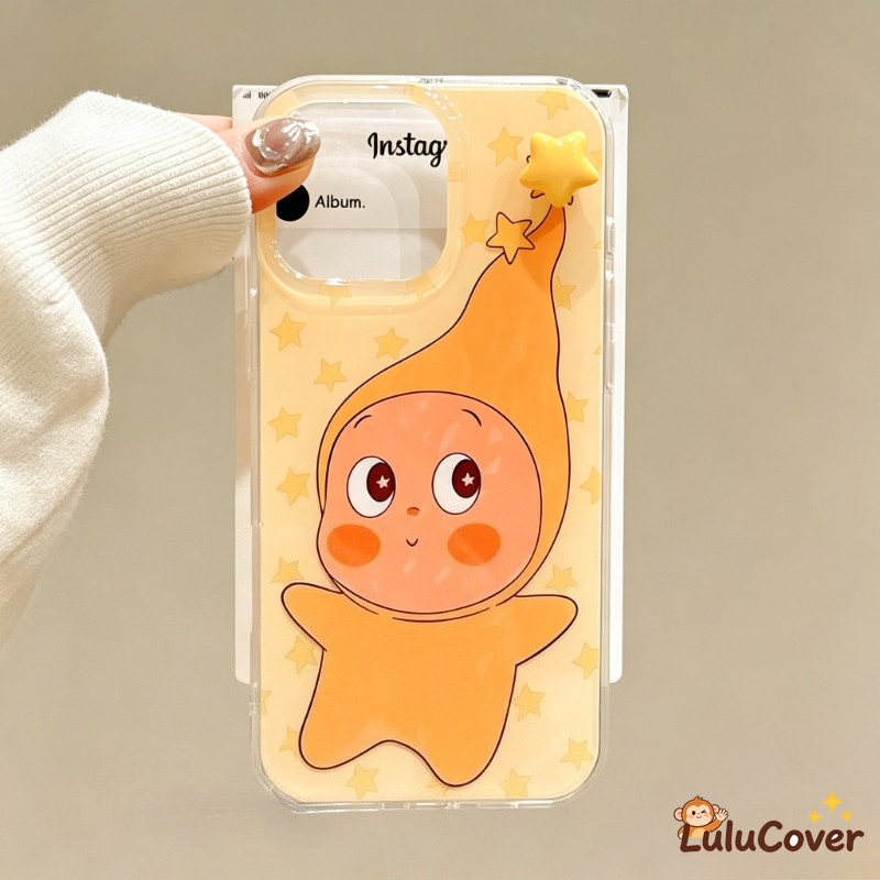 น่ารักการ์ตูนหมุนดาวเด็ก IMD เคสโทรศัพท์สําหรับ Realme V70 V70s V60 Q3 P1 Pro V50 V50s V23 V23i V13 