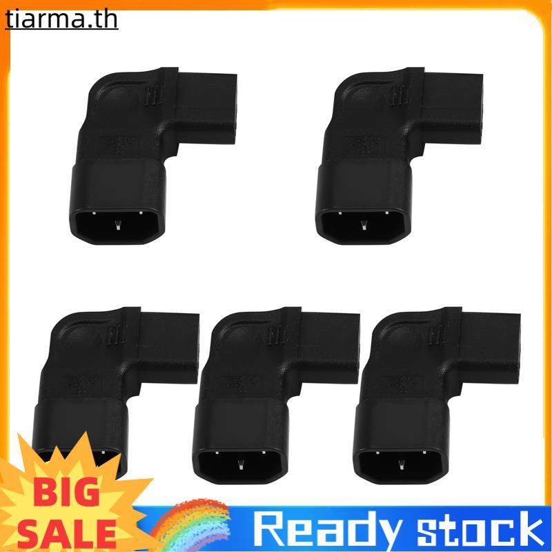 TIARMA IEC 320 C14 ถึง C13 Power Adapter C14 ถึง C13 มุมขวาสําหรับ PDU ตู้ UPS Server