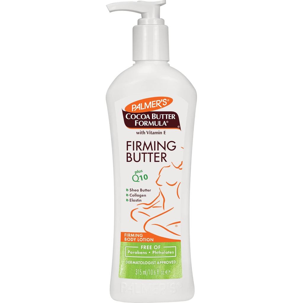 Palmers Cocoa Butter Formula with Vitamin E + Q10 Firming Butter Body Lotion, Essentials Care หลังคล