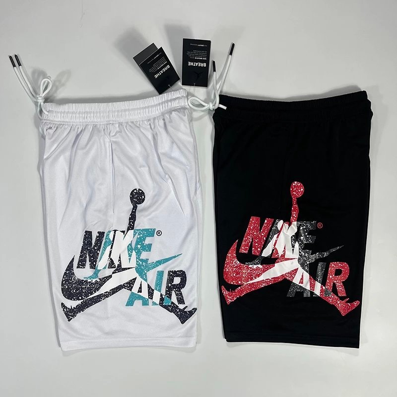 Jordan Jordan Jordan Airman สไตล์ใหม่สบายๆ AJ กางเกงขาสั้นฤดูร้อนอเมริกันกางเกงบาสเก็ตบอล Quick-Dryi