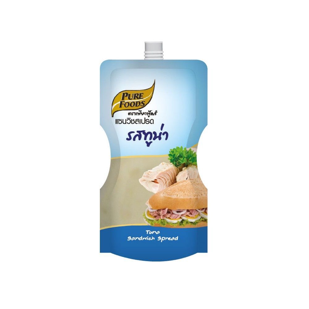 เพียวฟู้ดส์ แซนวิชสเปรด รสทูน่า 130 กรัม PURE FOODS TUNA SANDWICH SPREAD 130 G