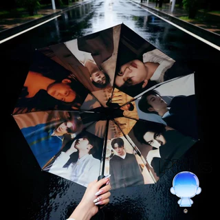 พร้อมสต็อกคนดัง จาง หลิงเหอ เสีย เจิ้ง ยังคงร่มกันแดดแสงร่มอัตโนมัติเต็มรูปแบบครีมกันแดดไวนิลอาทิตย์ร่มฝนหรือฝน * -