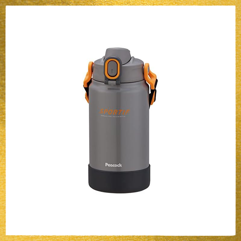 Peacock Thermos Industry (The-peacock) Water Bottle 1.5 liters Insulated Large Capacity Ice Containe