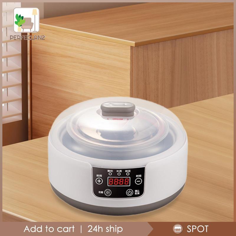 [Perfeclan2] เครื่องทําโยเกิร์ตเครื่องใช้ไฟฟ้าขนาดเล็ก Mini Natto Fermenter Touchscreen Control สแตน