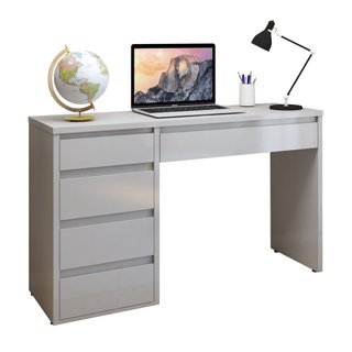 Escrivaninha 100% Berlim 5 Gavetas 136cm Yescasa Off White Off White