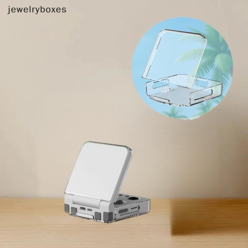 [jewelryboxes] 1 ชุดสําหรับ Miyoo Flip V2/Miyoo Flip Transparent PC Hard Case Shoproof Scratch-Resis