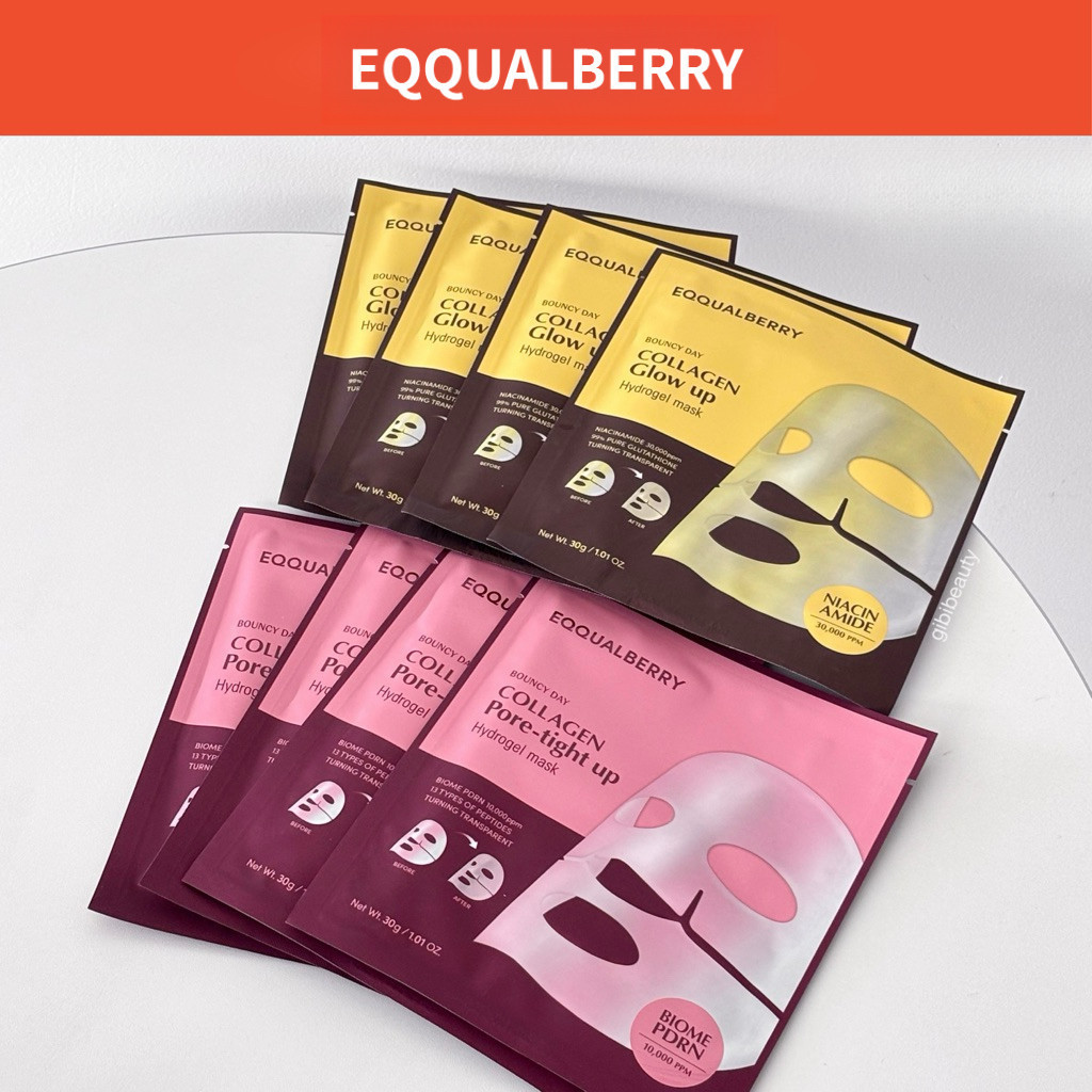 EQQUALBERRY Bouncy Day Collagen Hydrogel Jelly Mask 30g