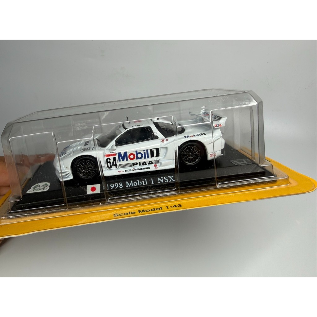 [พร้อมสต็อกหากคุณมีคําถามใด ๆ ติดต่อ] Jingshang 1/43 Honda NSX 1998 Mobil 1 Mobil Coating