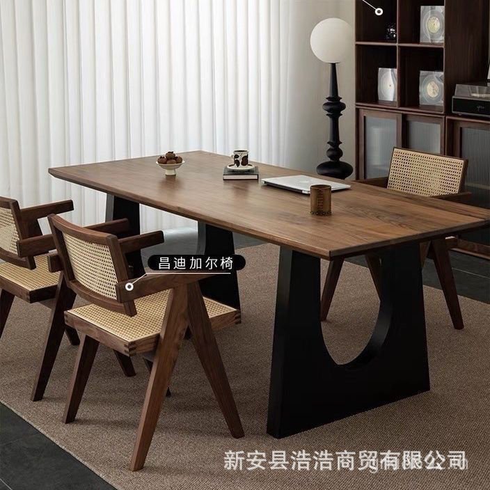 Boss โต๊ะห้องประชุมห้องนั่งเล่น Elegant High-End Light Big Boss Luxury การประชุมโต๊ะ Big Boss ไม้เนื