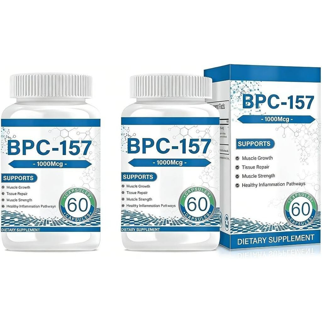 BPC 157Peptide แคปซูล 1000Microgram,BPC-157ผสมอาหารเสริม,ใช้รองรับกล้ามเนื้อและเร่งการกู้คืนNon-Tran
