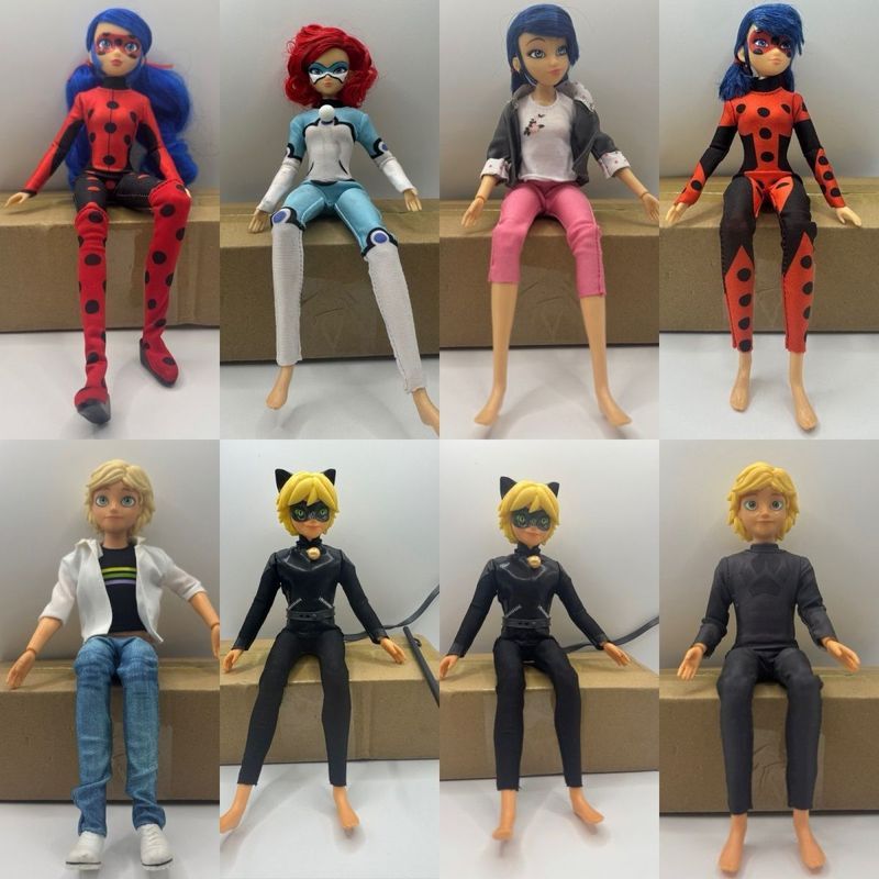 Black Cat Miracle Girl Ladybug ชุดตกแต่ง Ladybug รูป HANDBD