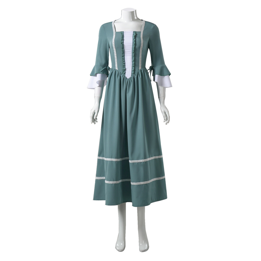 Halloween costume cosplay medieval antique European Renaissance vintage dress outfit