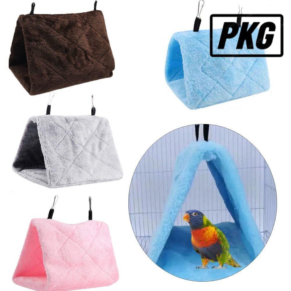 REPKG เปลญวนสัตว์เลี้ยง Bird Hut ของเล่น Sleep Happy Starling Hang Cave Bed