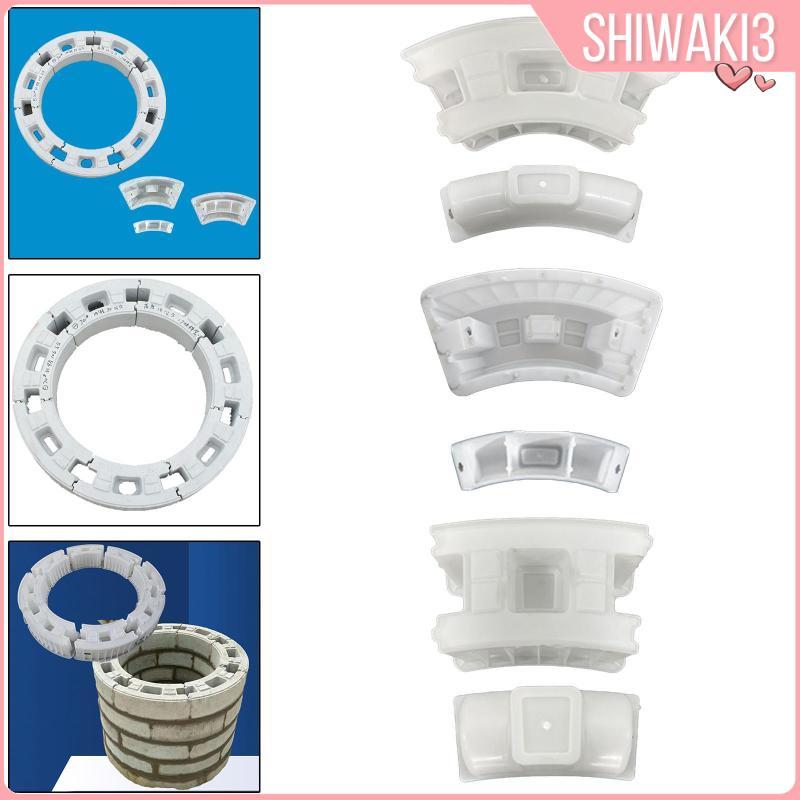 [Shiwaki3] บล็อกคอนกรีตแบบวงกลมแบบใช้ซ้ําได้สําหรับผนังอย่างดีสวนภูมิทัศน์แม่พิมพ์ซีเมนต์สําหรับโครงการลานกลางแจ้ง