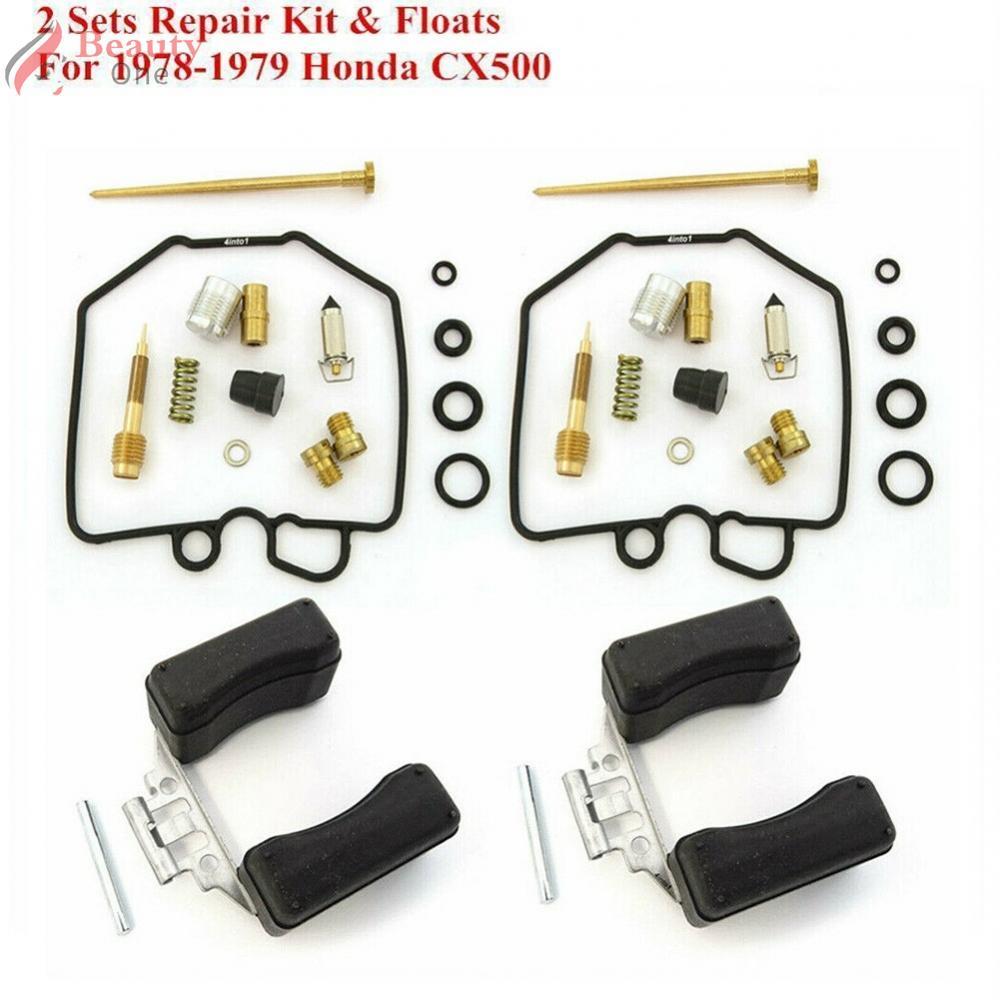 Rebuild Kit 2 ชุด CX500D Deluxe คาร์บูเรเตอร์สําหรับ Honda CX500 เปลี่ยน