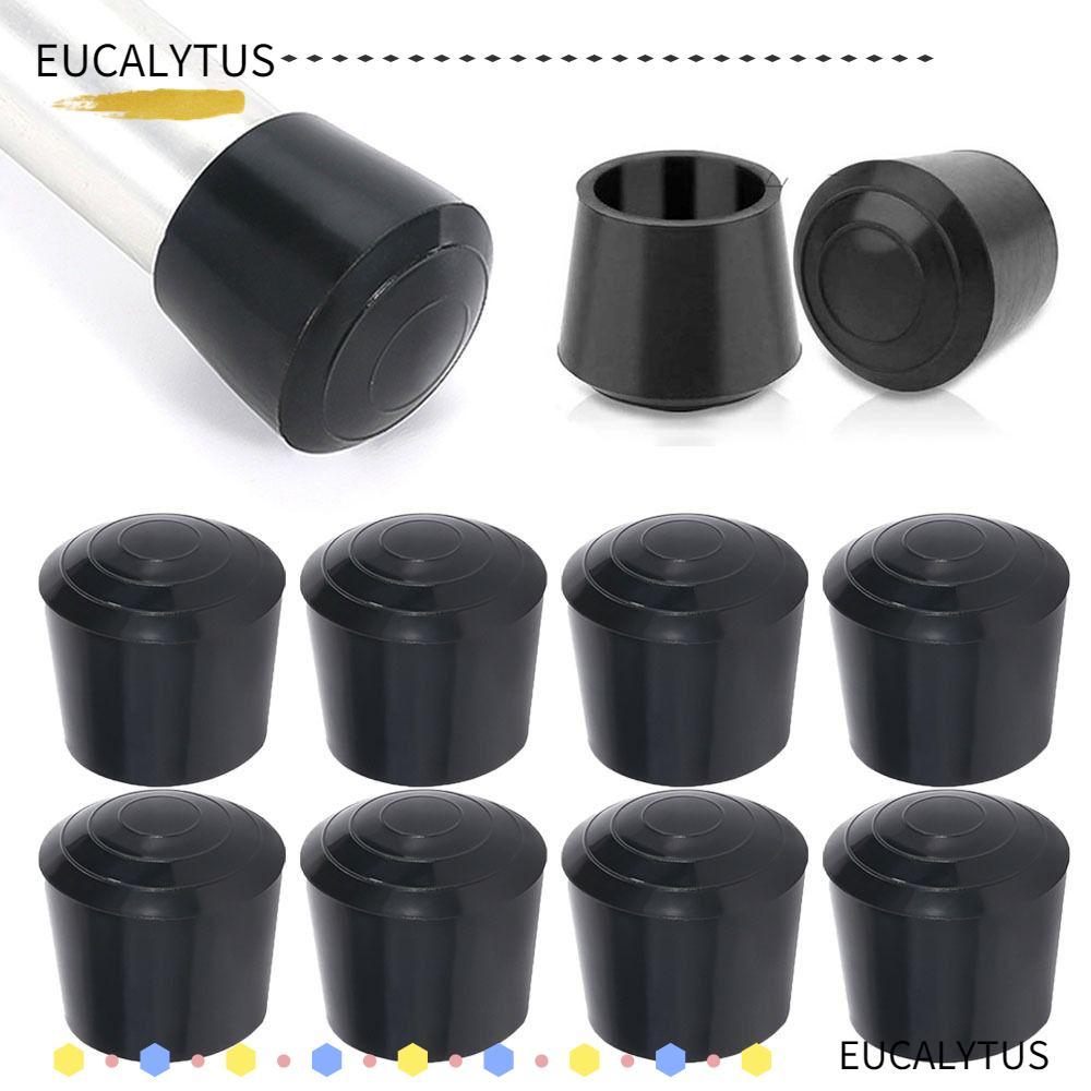 EUCALYTUSTH 8 ชิ้นหมวกขาเก้าอี้, อุปกรณ์ป้องกันเท้ายางกันลื่นทนต่อการสึกหรอ, ทนทานขาโต๊ะกลมถุงเท้าอุปกรณ์เฟอร์นิเจอร์