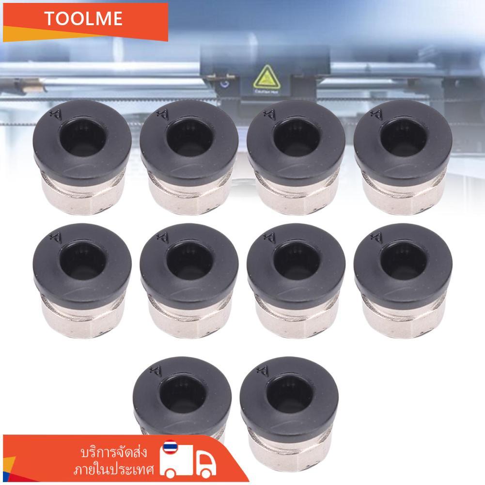 Toolme-TH 10 ชิ้น 3D เครื่องพิมพ์ Filament Inlet PNEUMATIC FITTING Fit สำหรับ Bambu Lab X1/X1E/P1P/P