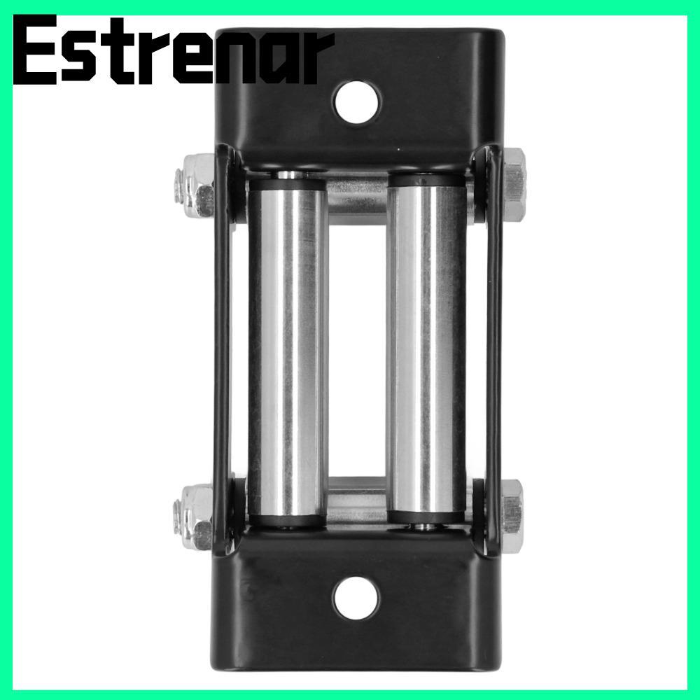 ESTRENAR Winch Roller Fairlead, High Strength Steel Nut Disassembly Roller Fairlead, ทนทาน 4500LB Un